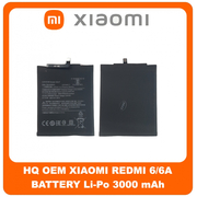 HQ OEM Συμβατό Για Xiaomi Redmi 6 (M1804C3DG, M1804C3DH, M1804C3DI) Redmi 6A  (M1804C3CG, M1804C3CH, M1804C3CI) BN37 Battery Μπαταρία Li-Po 3000 mAh (Grade AAA+++)