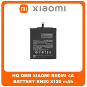 HQ OEM Συμβατό Για Xiaomi Redmi 4A (2016117) BN30 Battery Μπαταρία 3120 mAh Li-Ion (Bulk) (Premium A+)