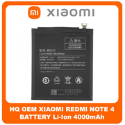 HQ OEM Συμβατό Για Xiaomi Redmi Note 4 (MediaTek) BN41 Battery Μπαταρία Li-Ion 4000 mAh (Bulk) (Premium A+​)
