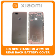 HQ OEM Συμβατό Για Xiaomi Μi A1, Mi 5x (MDG2, MDI2) Rear Back Battery Cover Πίσω Κάλυμμα Καπάκι Μπαταρίας Rose Gold Χρυσό (Premium A+​)