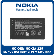 HQ OEM &Sigma;&upsilon;&mu;&beta;&alpha;&tau;ό &Gamma;&iota;&alpha; Nokia 225 (TA-1321, TA-1296, TA-1279, TA-1276, TA-1282) BL-4UL Battery &Mu;&pi;&alpha;&tau;&alpha;&rho;ί&alpha; Li-Poly 1200 mAh Bulk (Grade AAA+++)