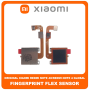 Γνήσιο Original Xiaomi Redmi Note 4X,Redmi Note 4 Global​ (2016100) Fingerprint Flex Sensor Αισθητήρας Δακτυλικού Αποτυπώματος Matte Black Μαύρο (Service Pack By Xiaomi)