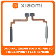 Γνήσια Original Xiaomi Poco M3 Pro 5G, Poco M3Pro 5G (M2103K19PG, M2103K19PI) Fingerprint Flex Sensor Αισθητήρας Δακτυλικού Αποτυπώματος Power Black Μαύρο (Service Pack By Xiaomi)