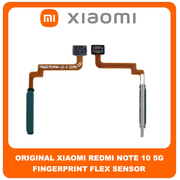 Γνήσια Original Xiaomi Redmi Note 10 5G, Redmi Note10 5G (M2103K19G, M2103K19C) Fingerprint Flex Sensor Αισθητήρας Δακτυλικού Αποτυπώματος Aurora Green Πράσινο 49020000139X​ (Service Pack By Xiaomi)
