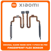 Γνήσια Original Poco M4 Pro (21091116AG, MZB0BGVIN) Fingerprint Flex Sensor Αισθητήρας Δακτυλικού Αποτυπώματος Pearl White Άσπρο (Service Pack By Xiaomi)