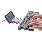 Αλουμινένια Βάση Στήριξης για Κινητά/tablet 3 Θέσεων Purple/white