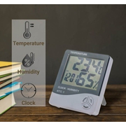 Ψηφιακό Ρολόι Θερμόμετρο-Υγρόμετρο htc-1