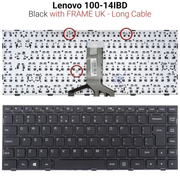 Πληκτρολόγιο Lenovo 100-14ibd Long Cable