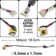 Dc Jack Acer  Aspire 5943g