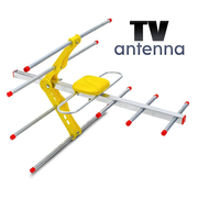 Κεραία Υψηλής Απολαβής Αλουμινίου με 10 Μέτρα Καλώδιο