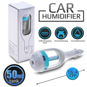 Αρωματικός Υγραντήρας Αυτ/του & usb Φορτιστής Γαλάζιο