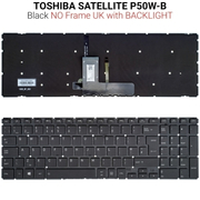 Πληκτρολόγιο Toshiba P50w-b no Frame uk Backlight
