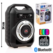 Hi-fi Bluetooth Megabox Ηχείο με led