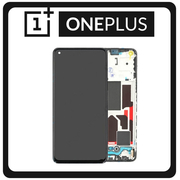 HQ OEM Συμβατό Για OnePlus Nord CE 5G, OnePlus NordCE 5G (EB2101, EB2103), Fluid AMOLED LCD Display Screen Assembly Οθόνη + Touch Screen Digitizer Μηχανισμός Αφής + Frame Bezel Πλαίσιο Σασί Charkoal Ink Μαύρο (Grade AAA+++)