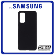 Θήκη Πλάτης - Back Cover, Silicone Σιλικόνη Black Μαύρο Matt TPU for Samsung S20 Plus/S20 Plus 5G
