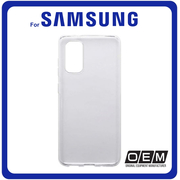 Θήκη Πλάτης - Back Cover, Silicone Σιλικόνη Anti Shock 1,5mm Transparent Διάφανο For Samsung S20