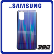 Θήκη Πλάτης - Back Cover, Silicone Σιλικόνη TPU Blue Μπλε for Samsung S20