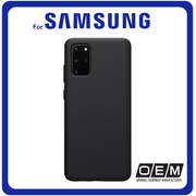 Θήκη Πλάτης - Back Cover, Silicone Σιλικόνη TPU Black Μαύρο for Samsung S20 Plus/ S20 Plus 5G
