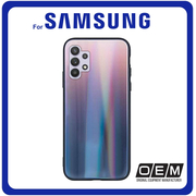 Θήκη Πλάτης - Back Cover, Silicone Σιλικόνη Aurora TPU Brown-Black For Samsung A32 4G