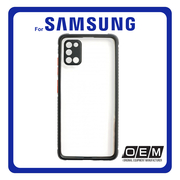 Θήκη Πλάτης - Back Cover, Silicone Σιλικόνη Defender Hybrid TPU Black Μαύρο For Samsung A21S