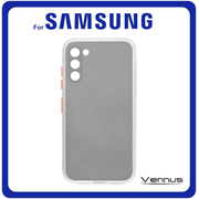 Vennus Θήκη Πλάτης - Back Cover, Silicone Σιλικόνη TPU Silver Ασημί For Samsung S21 Plus 5G