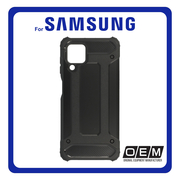 Θήκη Πλάτης - Back Cover, Silicone Σιλικόνη Armor Carbon Hybrid TPU Black Μαύρο For Samsung A22 4G/M22 4G