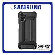 Θήκη Πλάτης - Back Cover, Silicone Σιλικόνη Armor Carbon Hybrid TPU Black Μαύρο For Samsung A32 4G