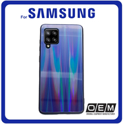 Θήκη Πλάτης - Back Cover, Silicone Σιλικόνη TPU Blue Μπλε For Samsung A42 4G