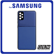 Θήκη Πλάτης - Back Cover, Silicone Σιλικόνη Elegance TPU Navy Blue Μπλε For Samsung A32 4G