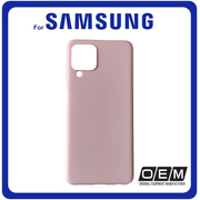 Θήκη Πλάτης - Back Cover, Silicone Σιλικόνη Matt TPU Powder Pink Ροζ For Samsung A22 4G