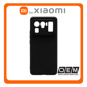Θήκη Πλάτης - Back Cover, Silicone Σιλικόνη Matt TPU Black Μαύρο For Xiaomi Mi 11 Ultra