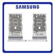 &Gamma;&nu;ή&sigma;&iota;&alpha; Original Samsung Galaxy S22 Ultra 5G (SM-S908B, SM-S908B/DS) Sim Card Tray Dual Sim &Upsilon;&pi;&omicron;&delta;&omicron;&chi;έ&alpha;&sigmaf; &Theta;ή&kappa;&eta;&sigmaf; &Kappa;ά&rho;&tau;&alpha;&sigmaf; Sim Phantom White Ά&sigma;&pi;&rho;&omicron; GH98-47138C (Service Pack By Samsung)