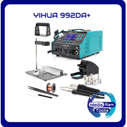 YIHUA 992DA+ 3 in 1 LCD Soldering Station With Smoking Solder Iron Vacuum Pen BGA Rework Station Hot Air Blow Dryer Welding Station Σταθμός συγκόλλησης , συγκολλητικό στυλό κενού BGA Rework Station ζεστού αέρα