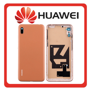 HQ OEM Συμβατό Για Huawei Y5 (2019) (AMN-LX9, AMN-LX1) Rear Back Battery Cover Πίσω Κάλυμμα Καπάκι Πλάτη Μπαταρίας + Camera Lens Τζαμάκι Κάμερας Gold Χρυσό (Grade AAA+++)