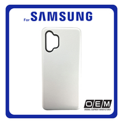 Θήκη Πλάτης - Back Cover, Silicone Σιλικόνη Defender Smooth TPU Silver Ασημί For Samsung A32 4G