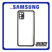 Θήκη Πλάτης - Back Cover, Silicone Σιλικόνη Defender Hybrid TPU Black Μαύρο For Samsung A02S