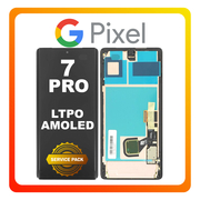 Γνήσια Original Google Pixel 7 Pro, Google Pixel 7Pro (GP4BC, GE2AE) LTPO AMOLED LCD Display Screen Assembly Οθόνη + Touch Screen Digitizer Μηχανισμός Αφής Obsidian Μαύρο G949-00290-01 (Service Pack By Google)