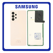 &Gamma;&nu;ή&sigma;&iota;&alpha; Original Samsung Galaxy A53 5G (SM-A536B, SM-A536B/DS) Rear Back Battery Cover &Pi;ί&sigma;&omega; &Kappa;ά&lambda;&upsilon;&mu;&mu;&alpha; &Kappa;&alpha;&pi;ά&kappa;&iota; &Pi;&lambda;ά&tau;&eta; &Mu;&pi;&alpha;&tau;&alpha;&rho;ί&alpha;&sigmaf; Peach GH82-28017D (Service Pack By Samsung)