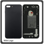 OEM HQ Apple Iphone 7 Plus Back Battery Cover- Housing Καπάκι Μπαταρίας- Σασί + Πλαινά πλήκτρα Side Keys + Θήκη Κάρτας Sim Holder Black