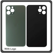 OEM HQ for Apple Iphone 11 Pro Max, Iphone11 Pro Max (A2218, A2161, A2220) Rear Back Battery Cover with Camera Big Hole Πίσω Κάλυμμα Πλάτη Καπάκι Μπαταρίας Green Πράσινο (Premium A+)
