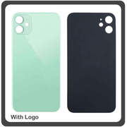 OEM HQ for Apple Iphone 11 , Iphone11 (A2221, A2111, A2223) Rear Back Battery Cover with Camera Big Hole &Pi;ί&sigma;&omega; &Kappa;ά&lambda;&upsilon;&mu;&mu;&alpha; &Pi;&lambda;ά&tau;&eta; &Kappa;&alpha;&pi;ά&kappa;&iota; &Mu;&pi;&alpha;&tau;&alpha;&rho;ί&alpha;&sigmaf; Green &Pi;&rho;ά&sigma;&iota;&nu;&omicron; (Premium A+)