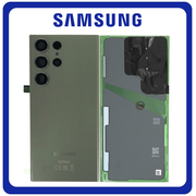 &Gamma;&nu;ή&sigma;&iota;&alpha; Original Samsung Galaxy S23 Ultra 5G (SM-S918B, SM-S918B/DS) Rear Back Battery Cover &Pi;ί&sigma;&omega; &Kappa;ά&lambda;&upsilon;&mu;&mu;&alpha; &Kappa;&alpha;&pi;ά&kappa;&iota; &Pi;&lambda;ά&tau;&eta; &Mu;&pi;&alpha;&tau;&alpha;&rho;ί&alpha;&sigmaf; + Camera Lens &Tau;&zeta;&alpha;&mu;ά&kappa;&iota; &Kappa;ά&mu;&epsilon;&rho;&alpha;&sigmaf; Green GH82-30400C (Service Pack By Samsung)