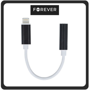 Forever Αντάπτορας-Μετατροπέας Lightning Male Σε 3.5mm Female Black ΜαύροForever Αντάπτορας-Μετατροπέας Lightning Male Σε 3.5mm Female Black Μαύρο