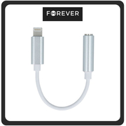 Forever Αντάπτορας-Μετατροπέας Lightning Male Σε 3.5mm Female White Άσπρο