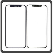 HQ OEM Συμβατό Με Apple iPhone 12 Pro Max, iPhone 12 ProMax (A2411, A2342) Aftermarket Front Glass For Refurbished Μπροστινό Τζαμάκι Για Ανακατασκευή + Frame Πλαίσιο Black Μαύρο (Premium A+​)