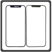 HQ OEM Συμβατό Με Apple iPhone 12 Pro Max, iPhone 12 ProMax (A2411, A2342) Premium Aftermarket Front Glass For Refurbished Μπροστινό Τζαμάκι Για Ανακατασκευή + Frame Πλαίσιο Black Μαύρο (Premium A+​)