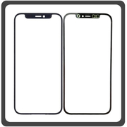 HQ OEM Συμβατό Με Apple iPhone 12 (A2403, A2172) iPhone 12 Pro (A2407, A2341) Aftermarket Front Glass For Refurbished Μπροστινό Τζαμάκι Για Ανακατασκευή + Frame Πλαίσιο Black Μαύρο (Premium A+​)