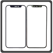 iPhone 12 (A2403, A2172) iPhone 12 Pro (A2407, A2341 ) Premium Aftermarket Front Glass For Refurbished Μπροστινό Τζαμάκι Για Ανακατασκευή + Touch Screen Digitizer Μηχανισμός Αφής + Frame Bezel Πλαίσιο Σασί Black Μαύρο​ (Ref By Apple)