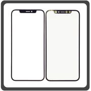 iPhone XS (A2097, A1920) Copy Original Front Glass For Refurbished Μπροστινό Τζαμάκι Για Ανακατασκευή + Frame Πλαίσιο Black Μαύρο (Ref By Apple)