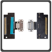 HQ OEM Συμβατό Με Apple iPad Air (2019) (A2153, A2123, A2154) Charging Dock Connector Lightning Flex Καλωδιοταινία Κονέκτορας Φόρτισης White Άσπρο (Premium A+​)